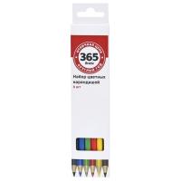 Набор цветных карандашей 365 ДНЕЙ 6 цветов